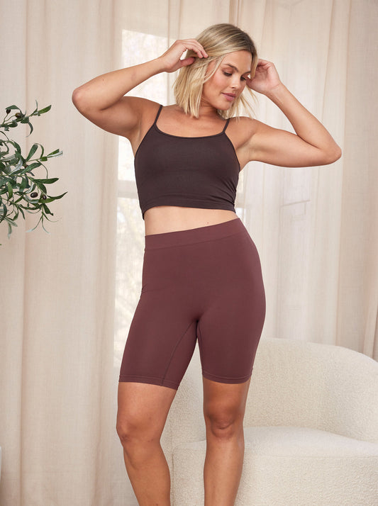 SHORT LE CARGO - RAISIN