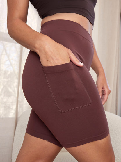 SHORT LE CARGO - RAISIN